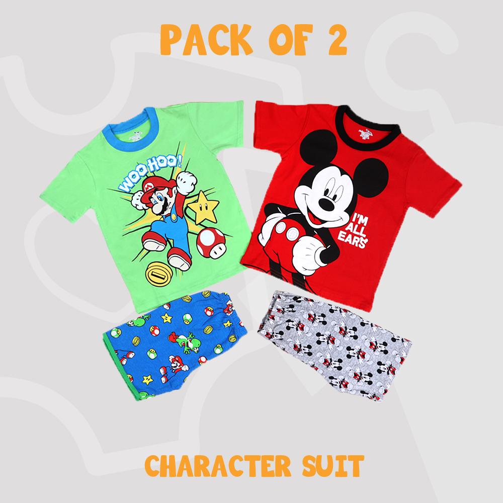 Pack Of 2 Character Suit For Boys - 2 PCs (PS-15)